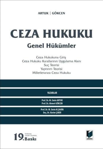 Ceza Hukuku Genel Hükümler