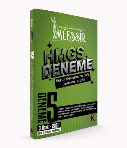 MÜESSİR HMGS 5 Deneme Fasikül Çözümlü