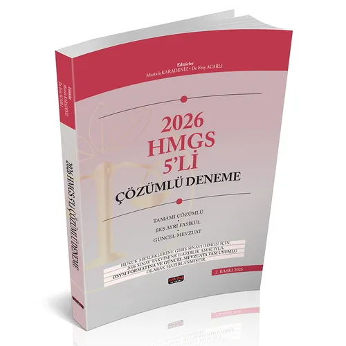 HMGS 5'li Çözümlü Deneme Sınavı